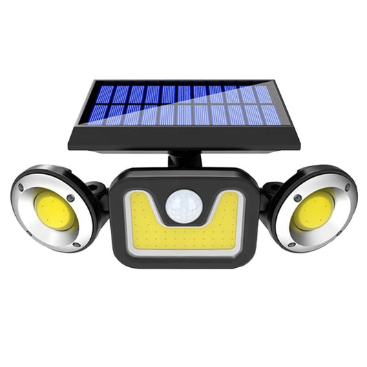 Outdoor Led Motion Sensor Light | Solar Motion Sensor 3 Head Light