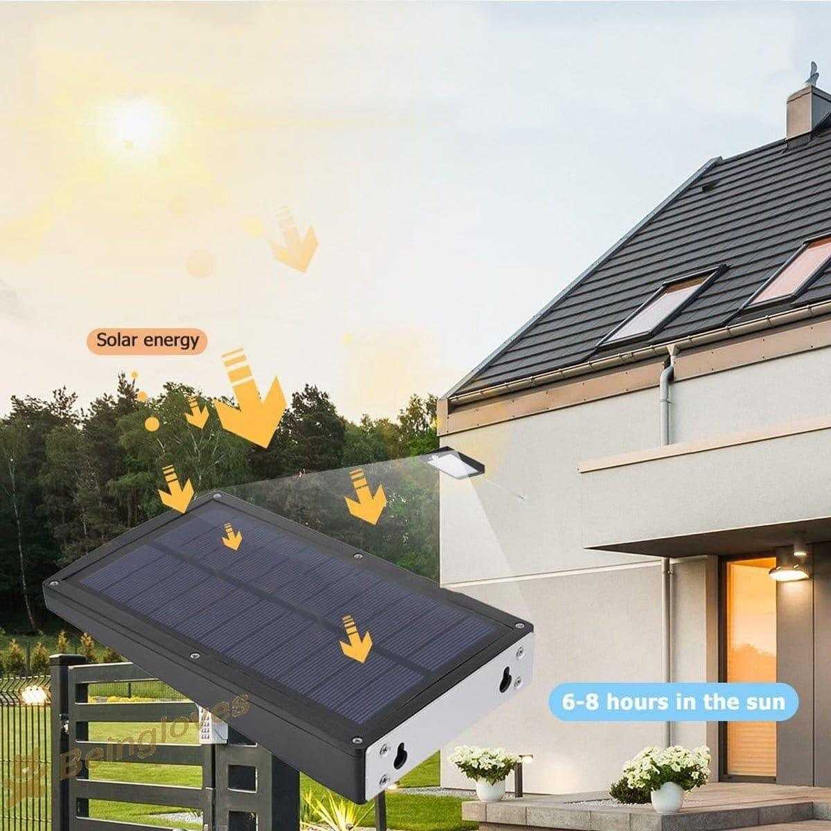 Solar Motion Sensor Light For Outdoor, Garden With Pole (36 Led ...