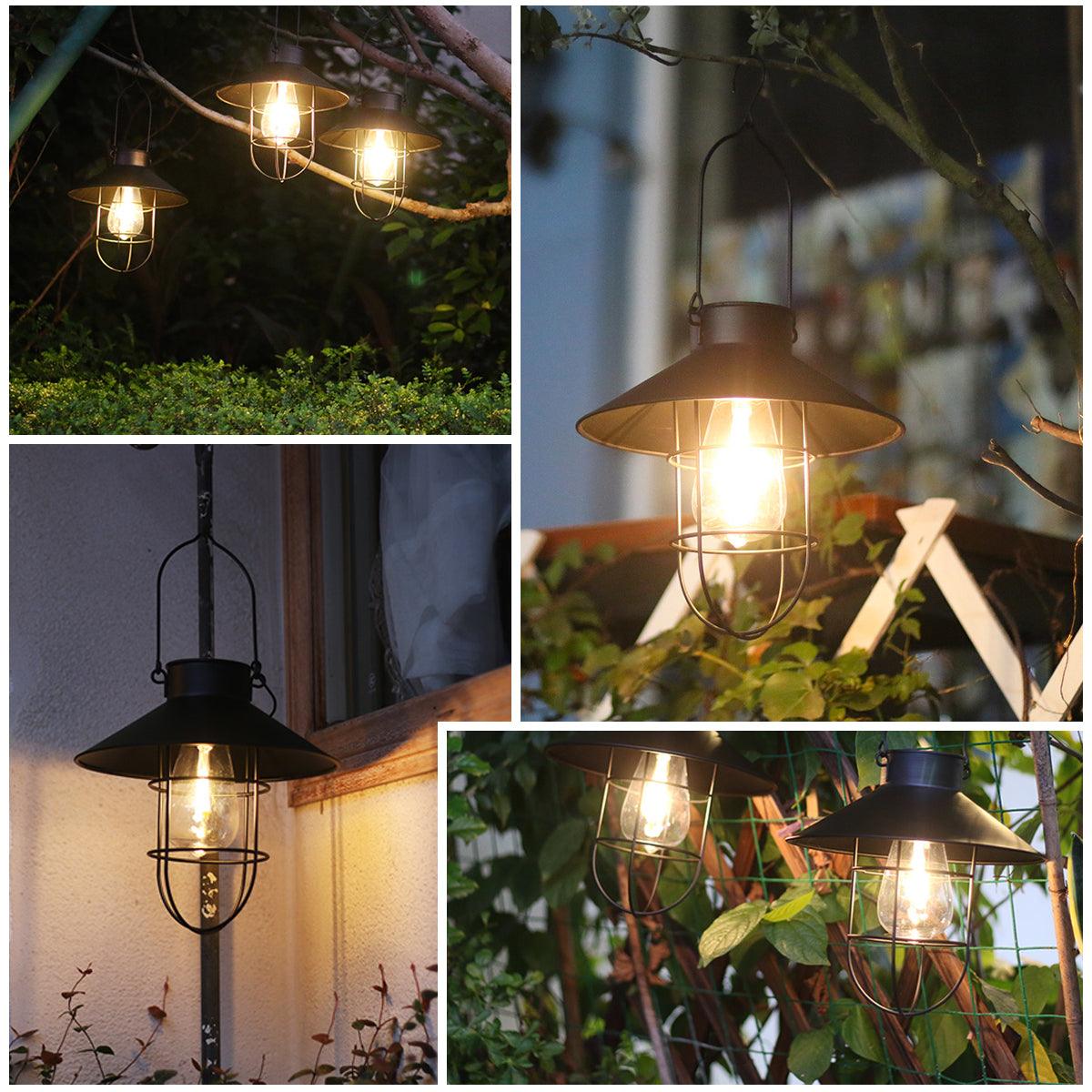 Led Metal Light | Solar Metal Hanging With Bulb