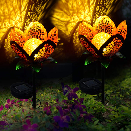 Solar Flower Light | Solar Garden Decor Light