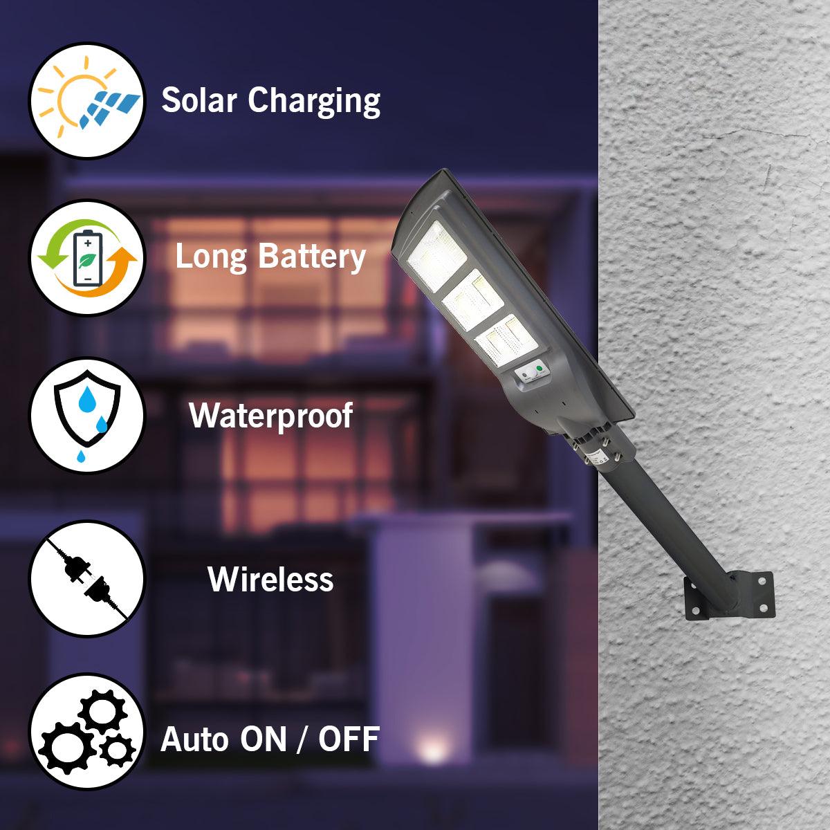 90 Watt Solar Street Light | Solar Grey Street Light