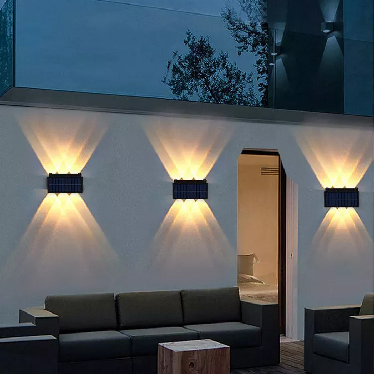 Solar Wall Lights | Solar Yellow Wall Lights