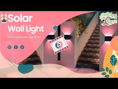 Led Wall Lights | Solar Multicolor Wall Lights